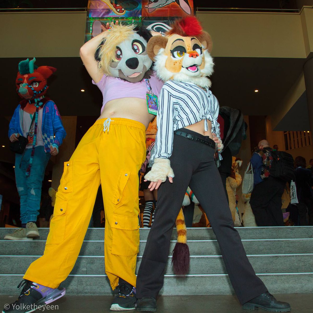 Strutting our stuff at #Aurawra25 

📸 <a href="/YolkeTheYeen/">Yolke🥚🍳 Megaplex/WAFF</a>