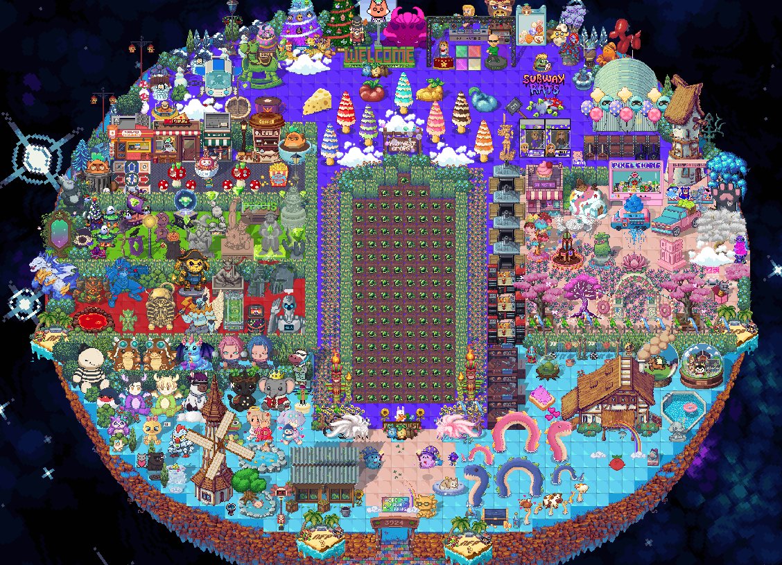NatyGBx's tweet image. A little more organized than before 🥰 Today I met two wonderful people on Pixels. Secret and @Efe_Calyps, and I even got some perfect UGCs as a gift. @pixels_online is truly a unique community. I love all of it, thank you for brightening my day. #pixelsugcfair