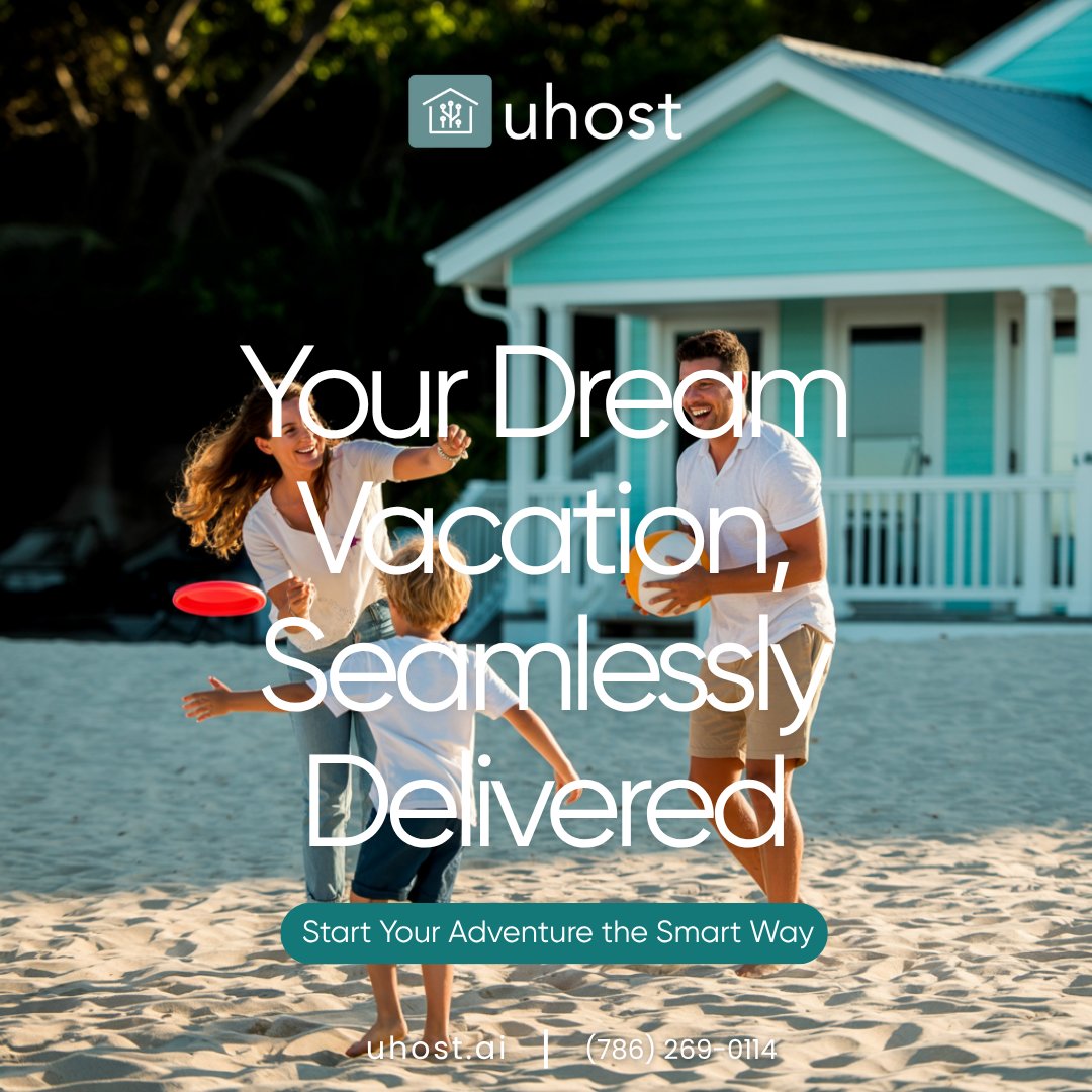 Uhost_ai's tweet image. 🌴 Travelers spend 8+ hrs planning a weekend trip. UHost AI cuts it to minutes.

From easy booking to smart local tips, we make your getaway stress-free &amp;amp; unforgettable—no spreadsheets needed.

🔑 Escape smarter.
Link in bio.
#UhostAI #SmartTravel #VacationBliss #AIConcierge