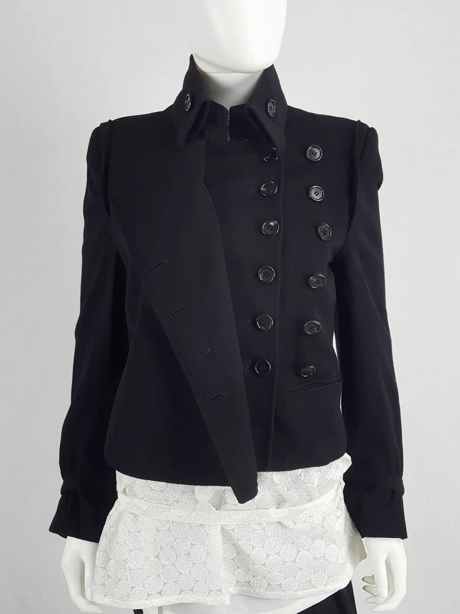 Ann Demeulemeester Double Front and Two Button Rows Jacket Fall (2004)