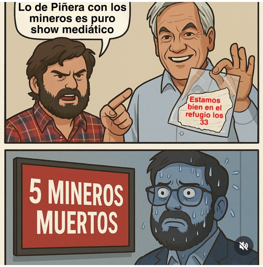 AngelDLaCruz_'s tweet image. #mineros 
Piñera vs Boric