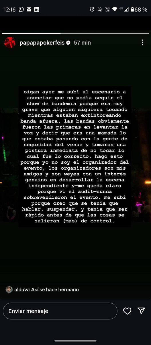 TheThinWhiteDuh's tweet photo. Wey, tratan de lavarse las manos cuando HAY UN VIDEO, un vídeo donde hacen una puta votación a gritos y aplausos para seguir el festival 🤡

A quién creen que van a engañar? https://t.co/KZtt7nAtpL