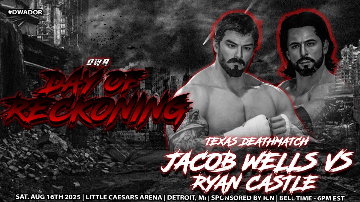 DWA_Pro's tweet photo. 🚨DOUBLE MATCH ANNOUNCEMENT 🚨
JUST SIGNED -
STAIRWAY TO HEAVEN LADDER MATCH
@DONTDIEASHKIDD vs @KarnageSUPREM2K vs @LiveFitLizzy vs @TheTommyFen vs ?????
&
TEXAS DEATHMATCH
@XJacobWellsX vs @RyanCastle2K
SATURDAY | AUGUST 16TH | 6PM ET
#DWADOR #CAW #WWE #WATCHICN https://t.co/6JnWwjzPvY