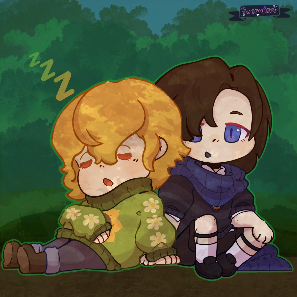togechiips's tweet photo. Hi hello! I'm rising from my grave to post my 2025 ArtFight pieces! 
I've been busy, just not very public- but I had a blast this year!

⚔️AF Users in Order:
starberrie_milk
Alchemys_Studio
sanctitorium
DerickTheGoat

#artfight #artfight2025 #ocart https://t.co/yjBZ2z3niD