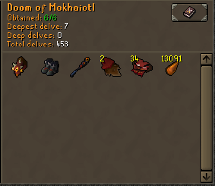 Daithe_'s tweet photo. I green logged before even attempting a delve level 8. https://t.co/ekOQQHJBli