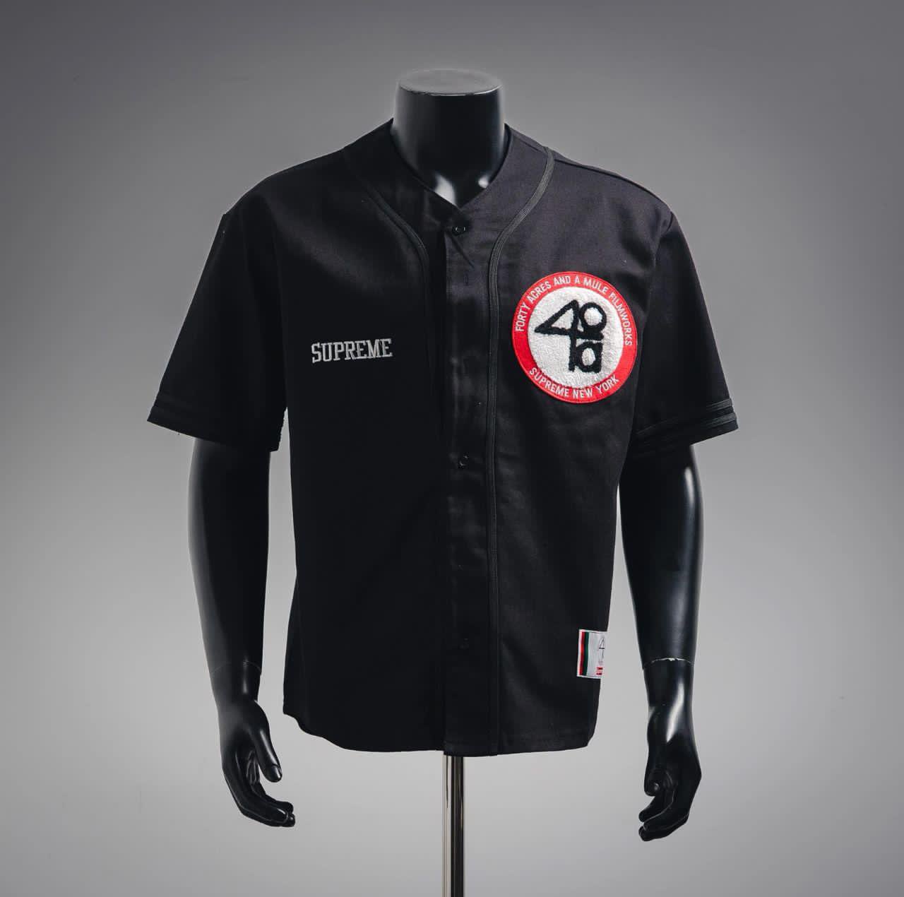 Supreme 40 Acres Twill Baseball Jersey黒M Supreme/40 Acres Twill Baseball Jersey | Supreme 25ss