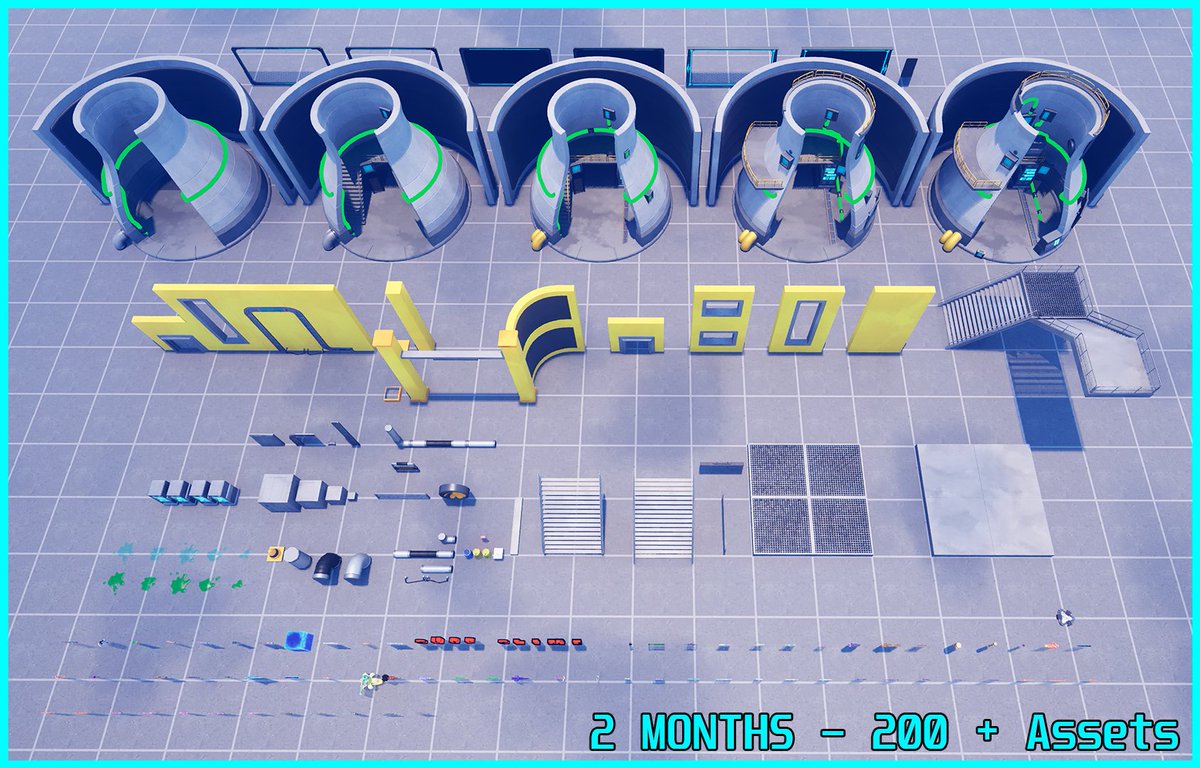 GalvanicFreaks's tweet image. 2 months. 200+ assets.
Built from scratch, built for play.
#UEFN #Weapon #LevelDesign #FortniteCreative #Fortnite