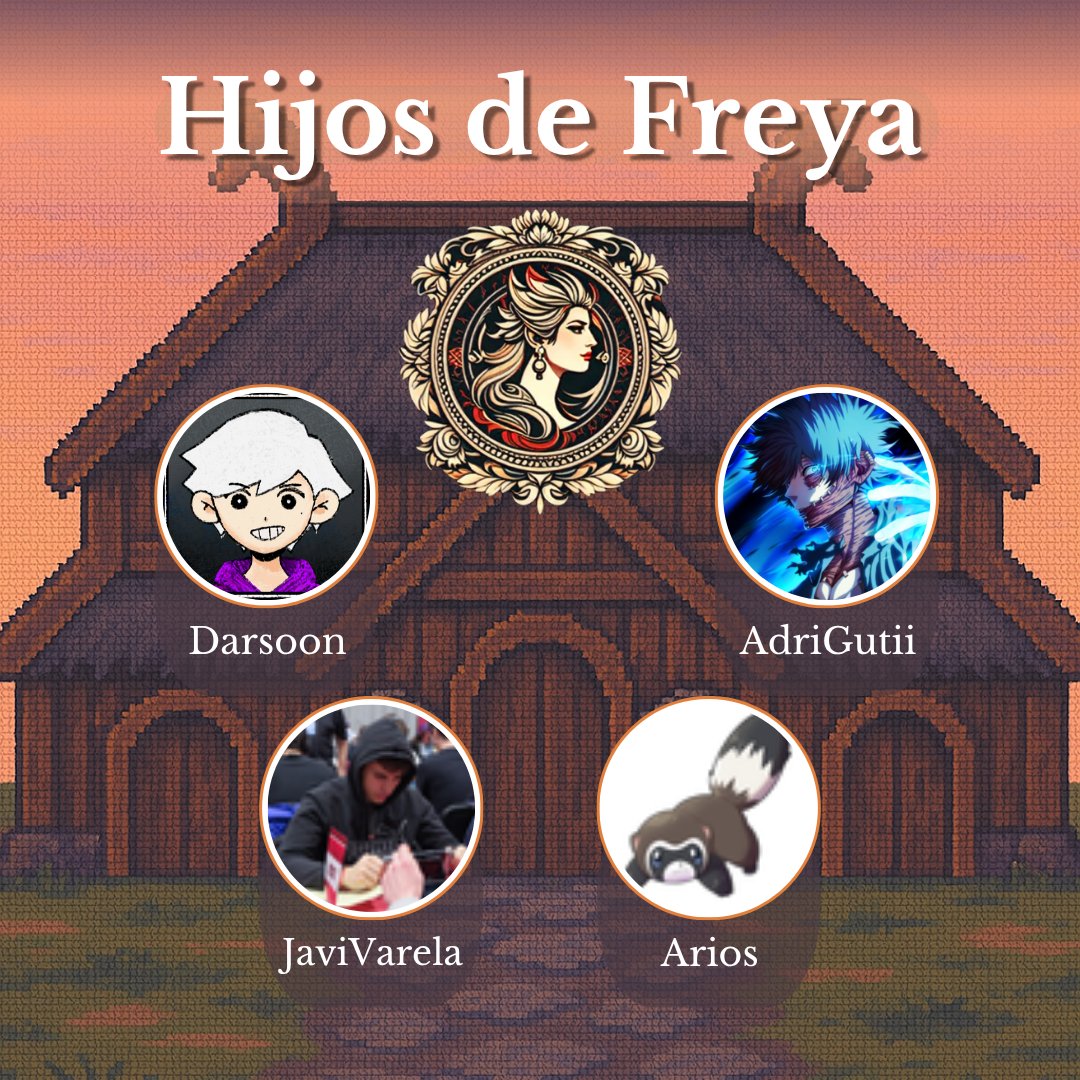 Valhalla Tournament (@valhallapkmt) on Twitter photo Los Hijos de Freya han traido a un nuevo hermano para ayudar en la lucha.
<a href="/__Dark_Oscuro__/">Darsoon</a> : twitch.tv/darsoon
<a href="/Adrigutiierrezz/">Levi</a> : twitch.tv/adrigutii
<a href="/SergioDelgadoA5/">Sergio Delgado Alonso</a> : twitch.tv/ariosdeahpkm
<a href="/javivarela56/">javivaarela</a> : twitch.tv/javivaarela Los Hijos de Freya han traido a un nuevo hermano para ayudar en la lucha.
<a href="/__Dark_Oscuro__/">Darsoon</a> : twitch.tv/darsoon
<a href="/Adrigutiierrezz/">Levi</a> : twitch.tv/adrigutii
<a href="/SergioDelgadoA5/">Sergio Delgado Alonso</a> : twitch.tv/ariosdeahpkm
<a href="/javivarela56/">javivaarela</a> : twitch.tv/javivaarela