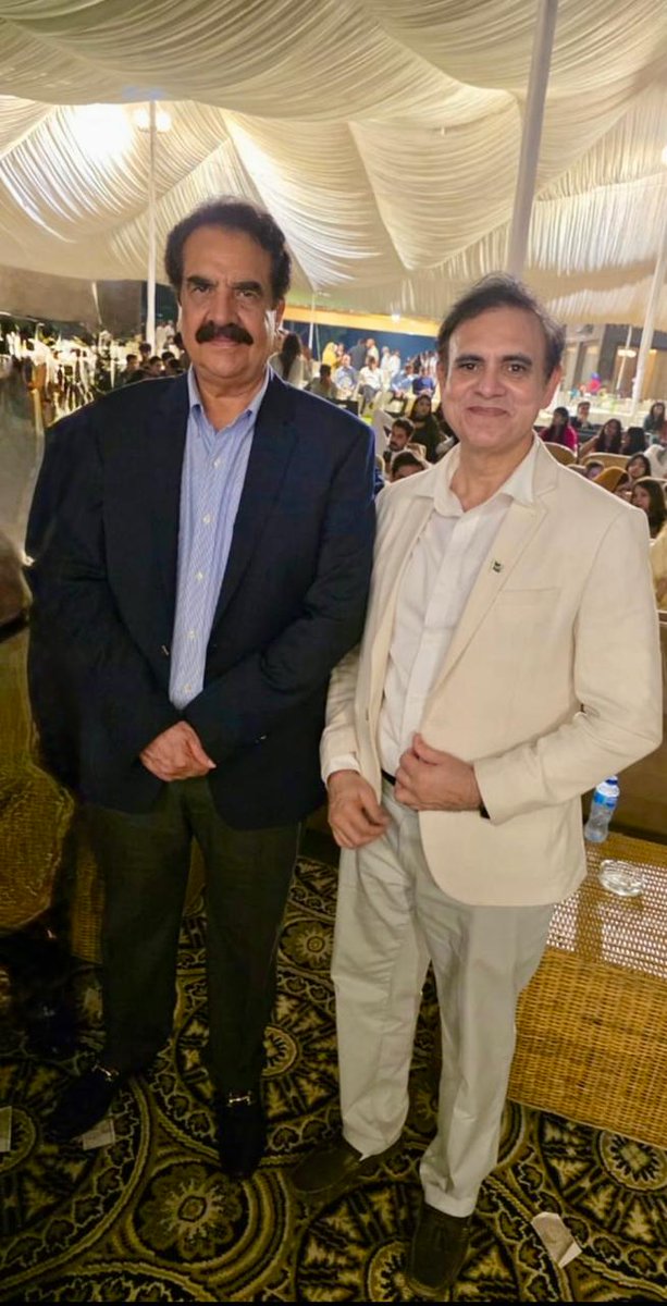With Gen. Raheel Sharif, a four-star general of Pakistan who served as the ninth Chief of Army staff.  He has the distinction of being conferred with 5 international military awards in recognition for his outstanding leadership. Lauded for dedicated &amp; exemplary services.