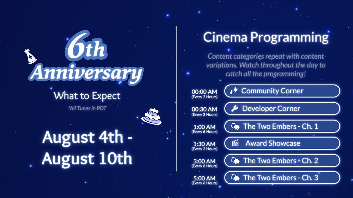 thatskygame's tweet image. Time flies when you’re having fun! 🤩 Week 3 of #Sky6thAnniversary is around the bend.