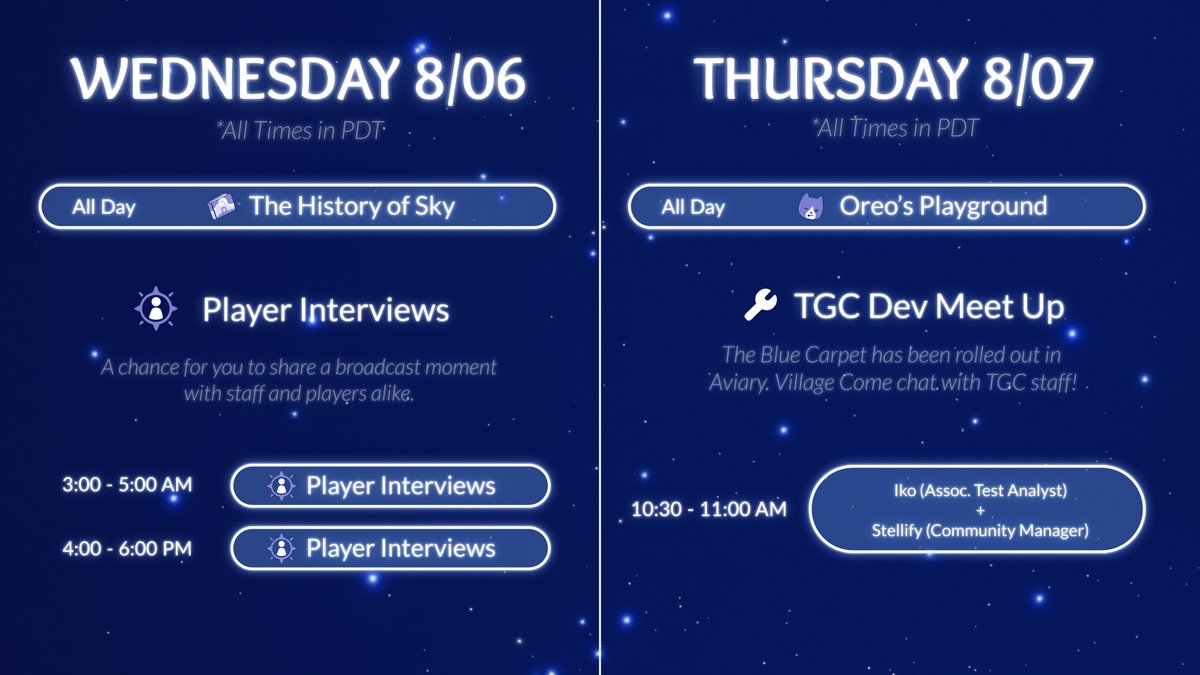 thatskygame's tweet image. Mark your calendars for more shenanigans, more creativity, and… a new chapter of Sky The Two Embers - Part 1. 🍿