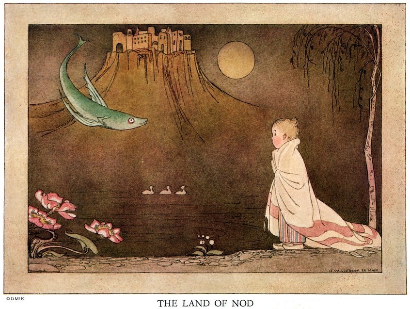 'A Child's Garden of Verses' by Robert Louis Stevenson, illustrated by H. Willebeek Le Mair.

#illustration #thelandofnod
