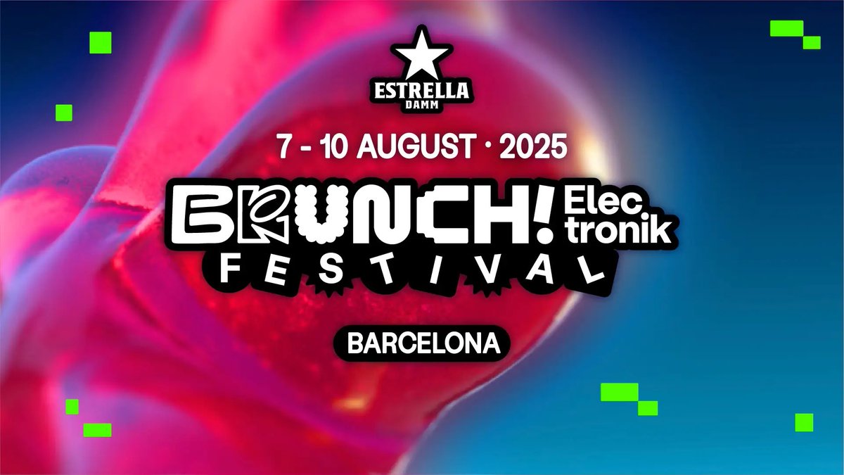 edumeddina's tweet photo. Ventro entrada 2-Day Pass (Viernes + Sábado) Brunch Electronik Festival. 120€ (precio segundo release). Se agradece difusión🙏 https://t.co/YyQn1jMRsQ