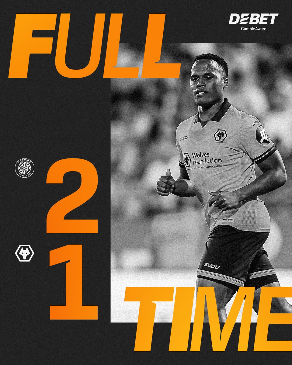 Wolves's tweet photo. We fall to defeat in Girona. 

🐺⏱️ https://t.co/a7ENg93KXu