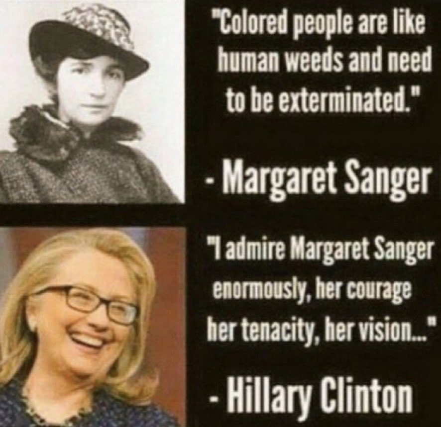 <a href="/plaac/">Grey Wolf</a> <a href="/iluminatibot/">illuminatibot</a> Ahh, that’s right, Margret Sanger was the founder of Planned Parenthood. 

The Leftist praise and admiration of her makes sense then, since destroying families is one of their top goals.