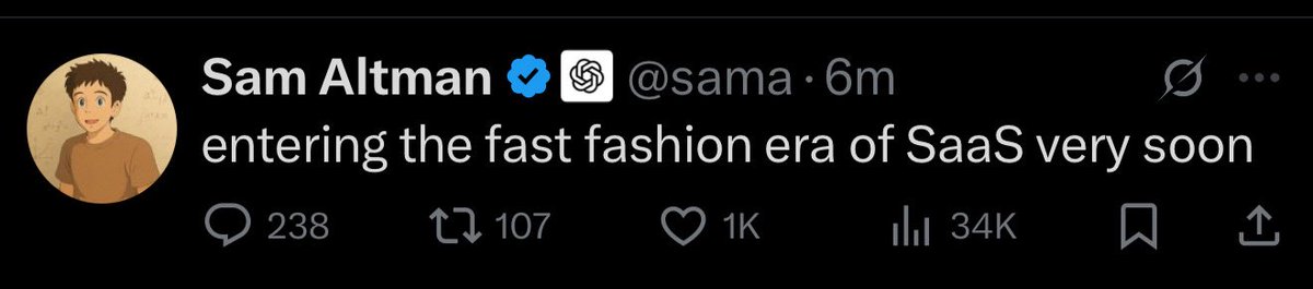 This is like when Michael burry posts “my only investment is water.”