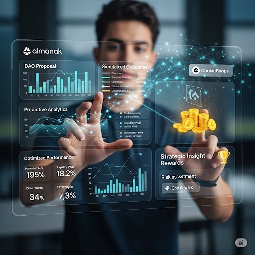 Dan_Jauro7's tweet photo. DeFi doesnβt reward noise anymore.
It rewards foresight.
@almanak turns your what if? into simulated outcomes,
and your proposals into optimized performance.
Share your insights with @cookiedotfun earn for thinking ahead.
#DAOtools #AgenticFinance https://t.co/EaB40EDcSH