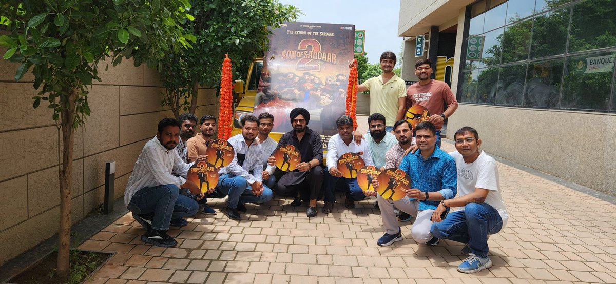 cinema lover and Comedy lover inside and Out Side Enjoy The Movie #sonofsardar2 movie  !!

house full show.. Running Successfully ✌️
<a href="/ajaydevgn/">Ajay Devgn</a> <a href="/PicturesPVR/">PVR INOX Pictures</a> <a href="/mrunal0801/">Mrunal Thakur</a> <a href="/NishantADHolic_/">nishant.</a>