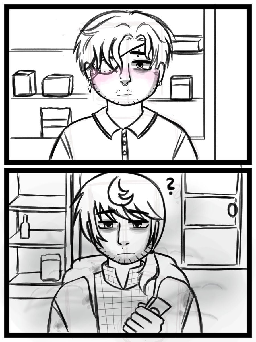 Thank you to the WONDERFUL <a href="/AnyperHD/">🫧🖇️Anyper🎀☆°</a> for creating this free art! It's showing Cypress and Lawrence's first interaction, Cypress's Olfactory Visual Synesthesia causing him to see Lawrence's decayed scent as grey waves, reminding him of the river.

#BTD #lawrenceoleander #BTD2