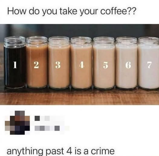 MustBTV's tweet image. I live somewhere between 3 and 5.
Strong enough to matter, smooth enough not to bite.
Judge all you want, just don’t hand me a 7.
#CoffeeCode #CaffeineDiplomat #MugLife