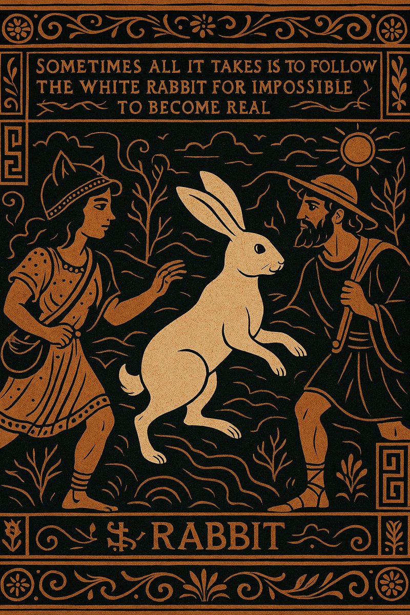 🐰 Sometimes, all it takes is following the white rabbit for the impossible to become real. <a href="/weremeow/">meow</a>, <a href="/jup_studio/">Jup Studio (evil intern arc 😈)</a>… What if $RABBIT isn’t just a memecoin, but the beginning of an unexpected journey? 😼