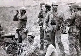 Este día 3 de agosto de 1983 sucedió la heroica resistencia en Cangamba, Angola.
"¡Que Cangamba sea ejemplo de que la sangre de angolanos y cubanos derramada por la libertad y dignidad de África no ha sido en vano!". #Fidel
Gloria eterna a nuestros internacionalistas