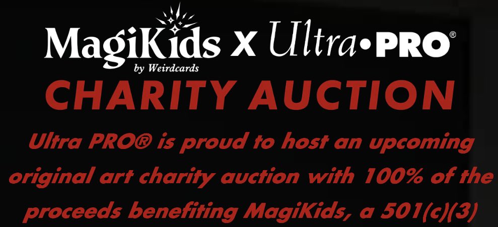 Original MTG Artist Charity Auction announced by <a href="/UltraProIntl/">Ultra PRO</a> at <a href="/Gen_Con/">Gen Con</a> !