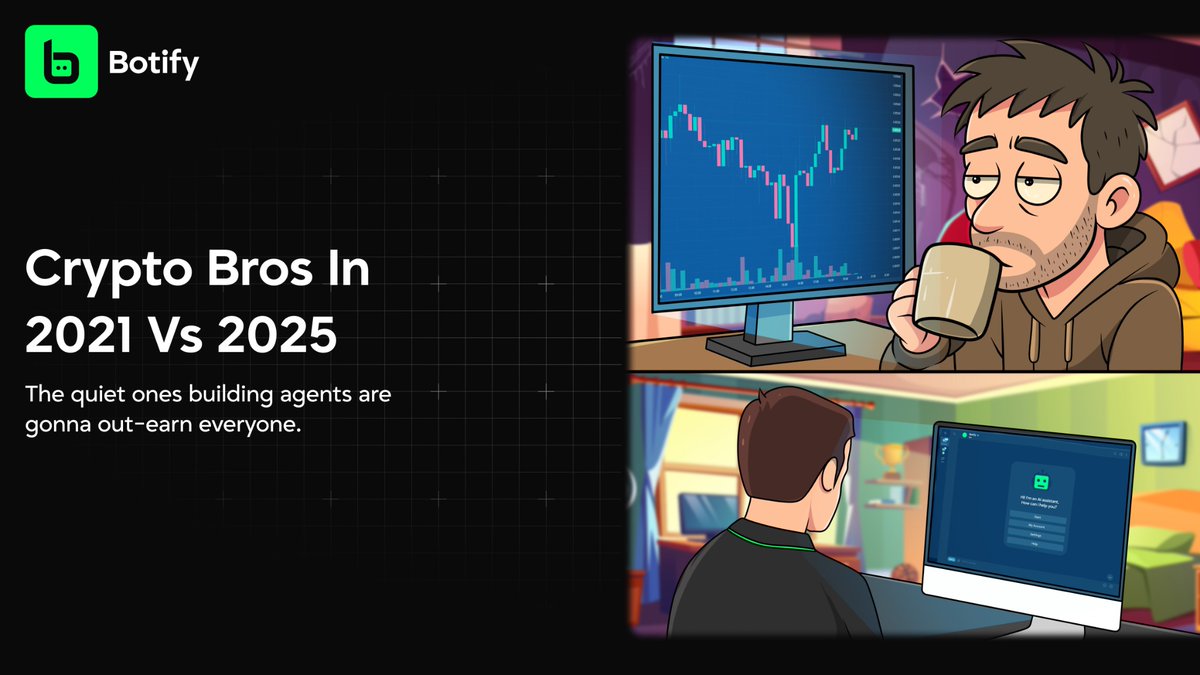 👀 Everyone’s watching charts. A few are building agents.

Guess who wins?

2025 isn’t all about trading.. it’s more about owning the automation. $BOTIFY lets you do that.