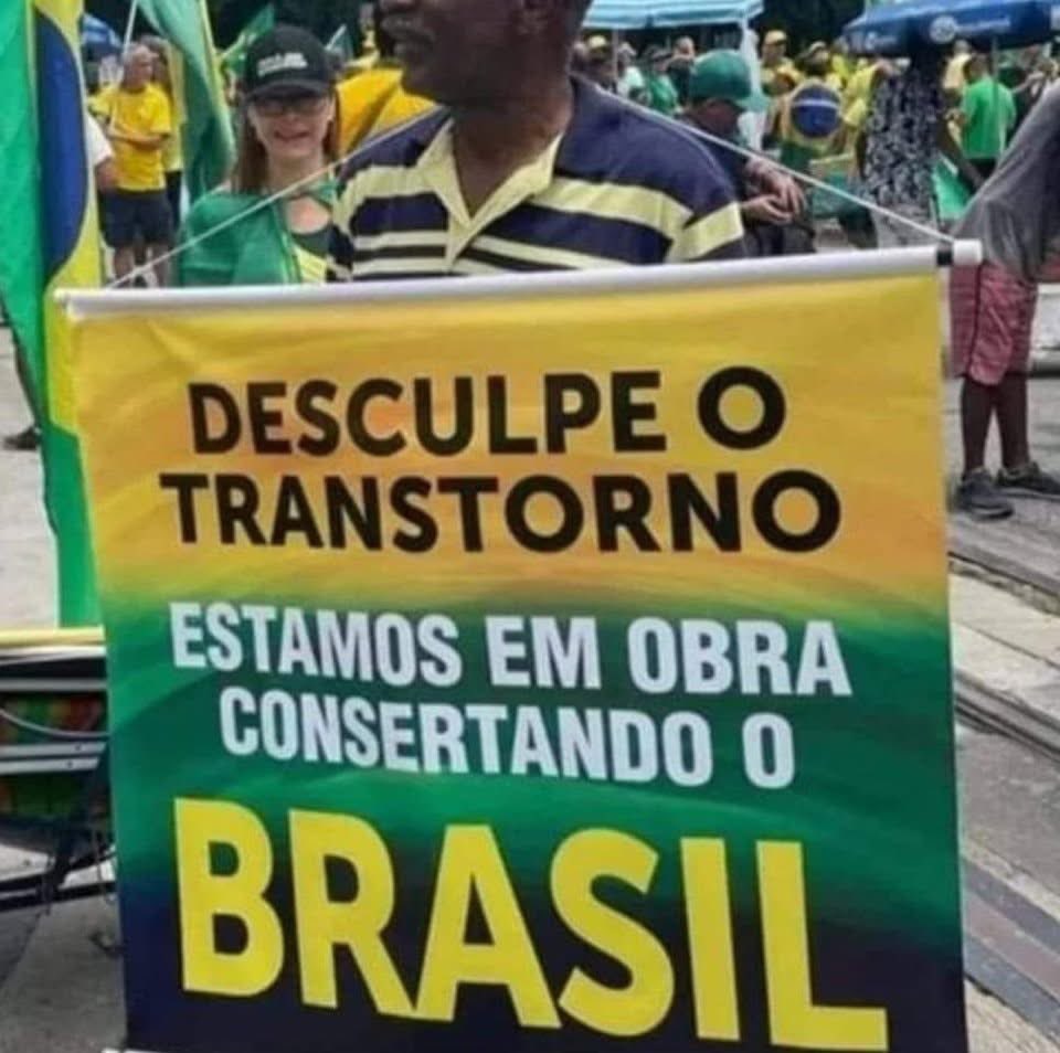 REAJA BRASIL 
BRASIL ACIMA DO STF 
FORA MORAES 
FORA LULA 
ANISTIA JÁ 
    💚💛🇧🇷🇧🇷💛💚