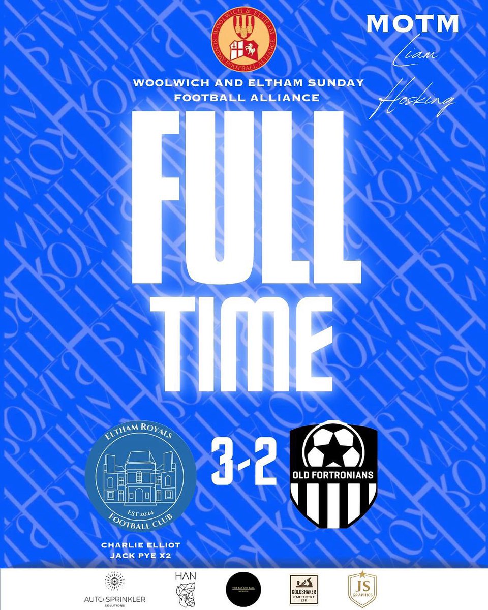 Eltham Royals FC (@elthamroyals24) on Twitter photo Another week, another 3-2 win. Great run out against good opposition as we complete another late comeback. UP THE ROYALS 🔵⚪️ <a href="/WESFA_Football/">W.E.S.F.A.</a> <a href="/SELKXIFC/">SELK XI FC</a> Another week, another 3-2 win. Great run out against good opposition as we complete another late comeback. UP THE ROYALS 🔵⚪️ <a href="/WESFA_Football/">W.E.S.F.A.</a> <a href="/SELKXIFC/">SELK XI FC</a>