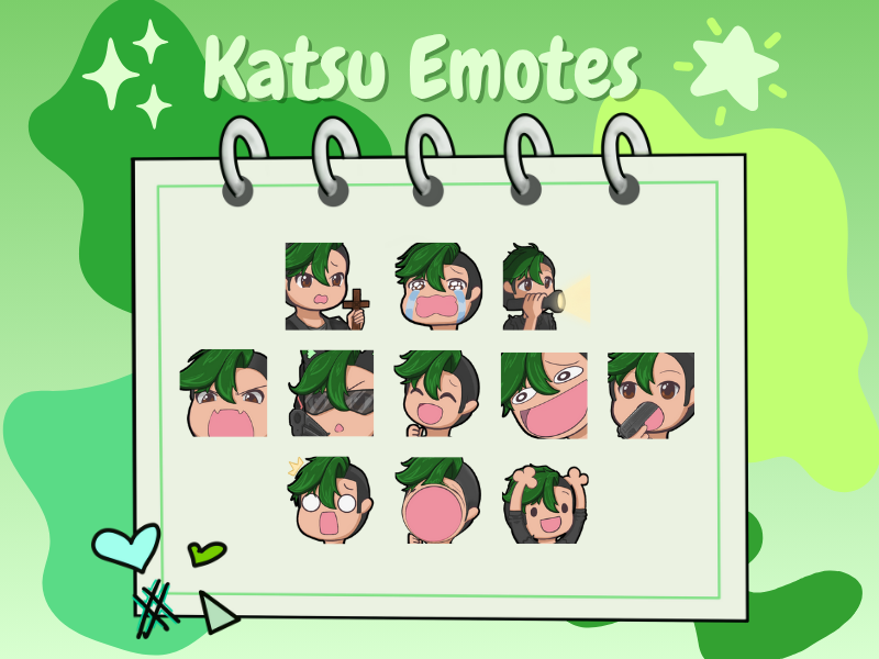 hehe finally finished <a href="/KATSU_senpaii/">𝙆𝙖𝙩𝙨𝙪 𝙎𝙚𝙣𝙥𝙖𝙞 | ISEKAI NEKO SUPERHERO</a>'s emotes :3

#Vtuber #VTuberUprising #ENVtuber