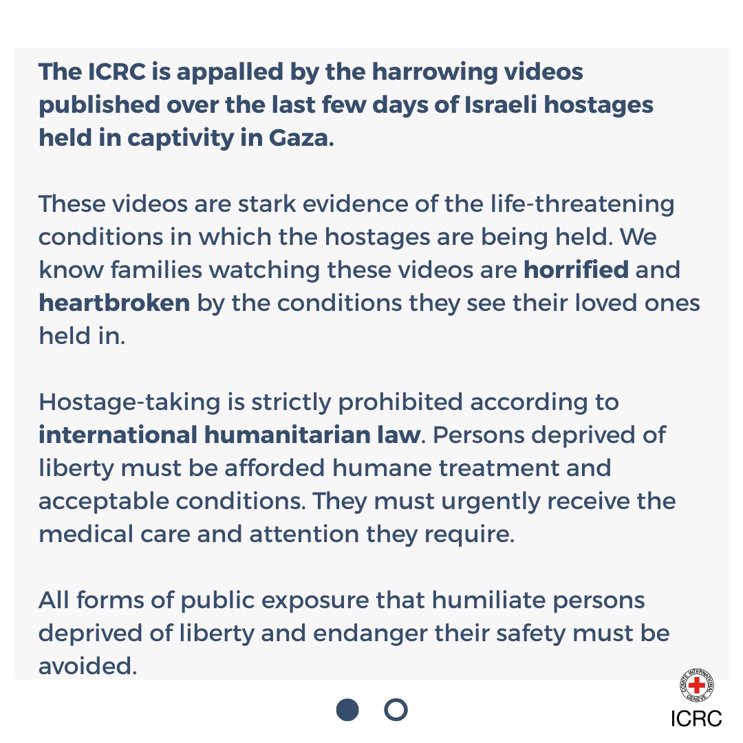 ICRC in Israel & OT tweet media