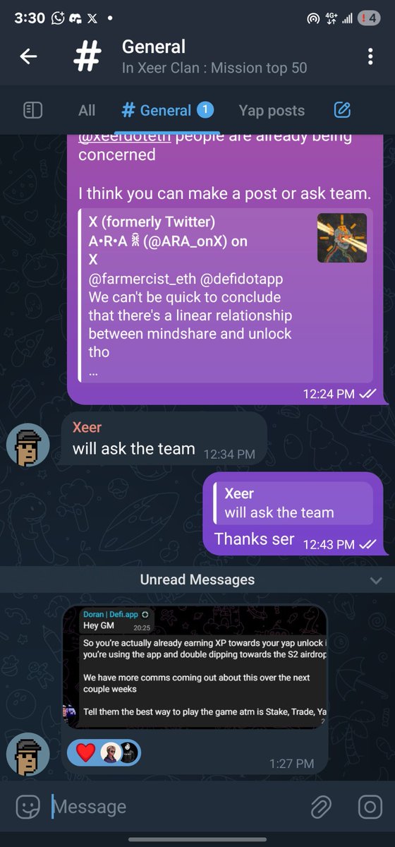 Alright guys, we just confirmed and we can now go $HOME

But to make your journey easier, I think you should join us at Xeer clan.

Over there, we share strategies, signals and have insightful conversations about <a href="/defidotapp/">Defi App 🎩</a>

This yapping requires strategy, and that's why you