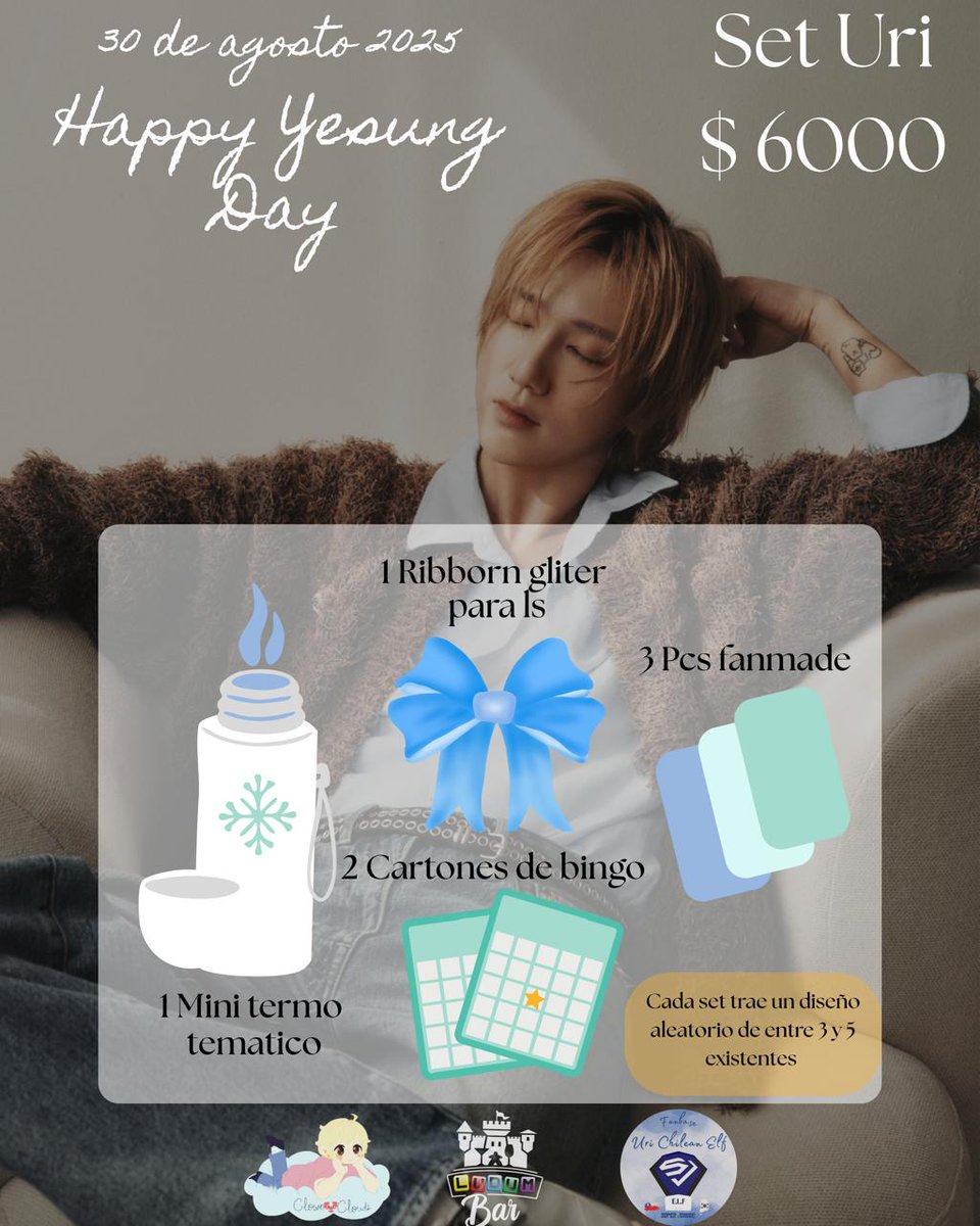 urichileanelf's tweet photo. TENEMOS EVENTO! 💙🌟 
Tal como anunciamos en julio, nos vemos el 30 de Agosto en Ludum Bar para celebrar el Yesung Day con un divertido bingo! 
Aquí se inscriben: 
https://t.co/cDMjMaU5o8 https://t.co/Vw6rcZkOrM