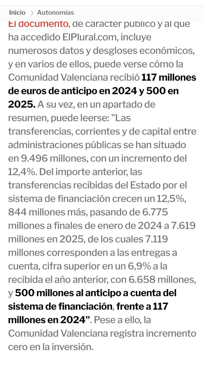 Un informe de Hacienda demuestra que Mazón "oculta" 500 millones anticipados por el Gobierno

Mazón, ¿dónde está el dinero?