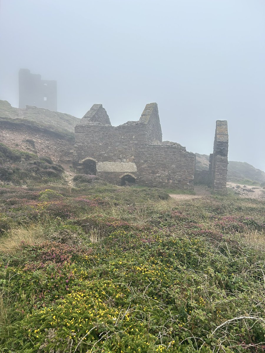 Wheal Coates shrouded in Sea Fog