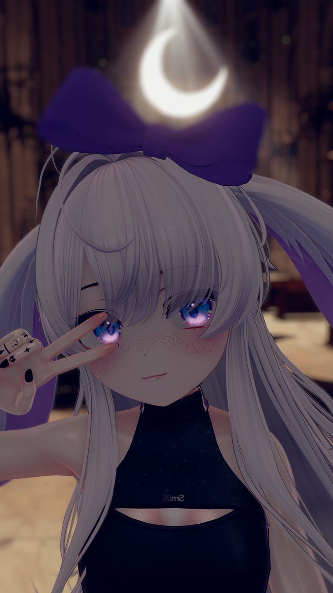 A bunny and the moon 🌙✨