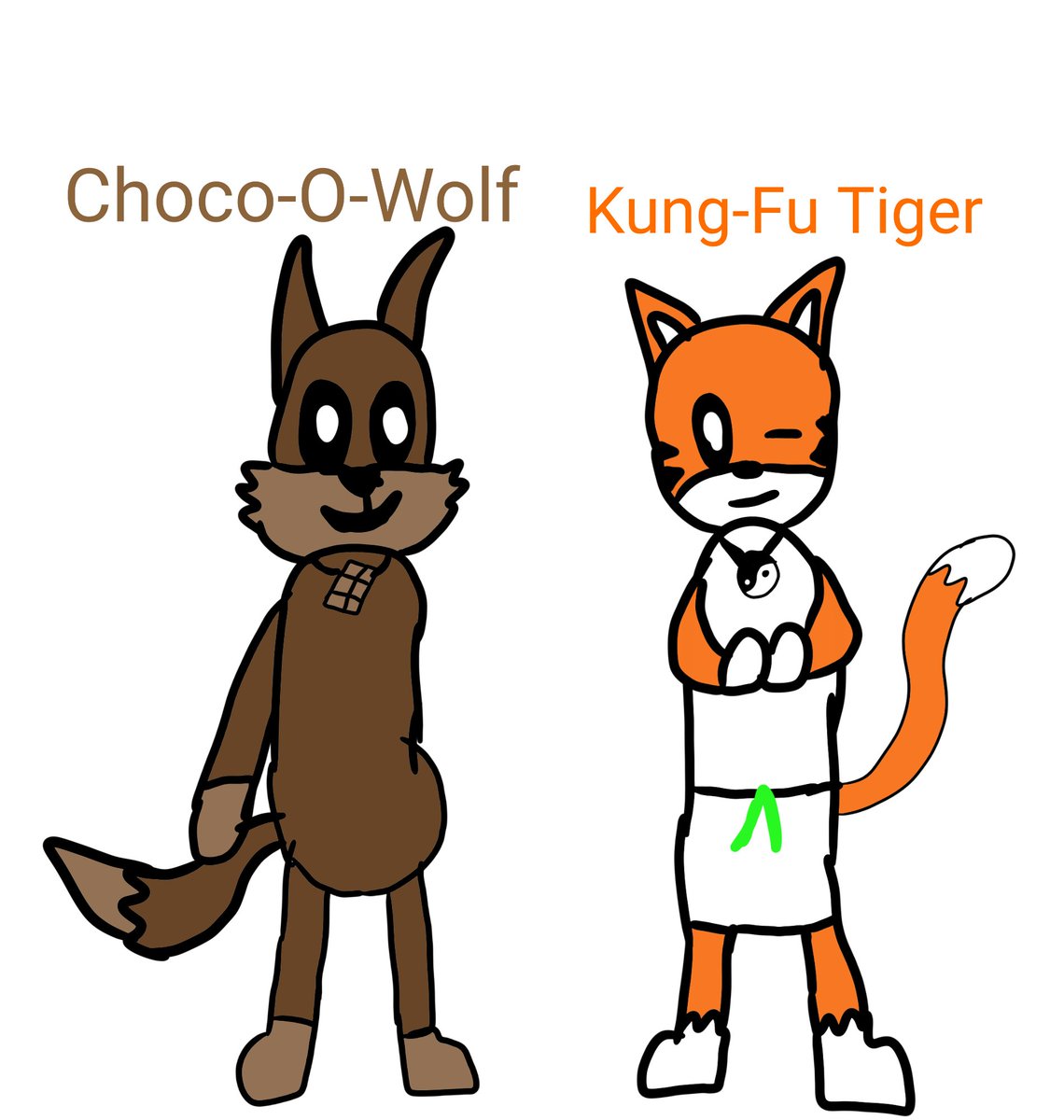 TJNinja2006's tweet photo. @Jonatha76257883 My Two Smiling critters OC https://t.co/o1ow5BTsF4