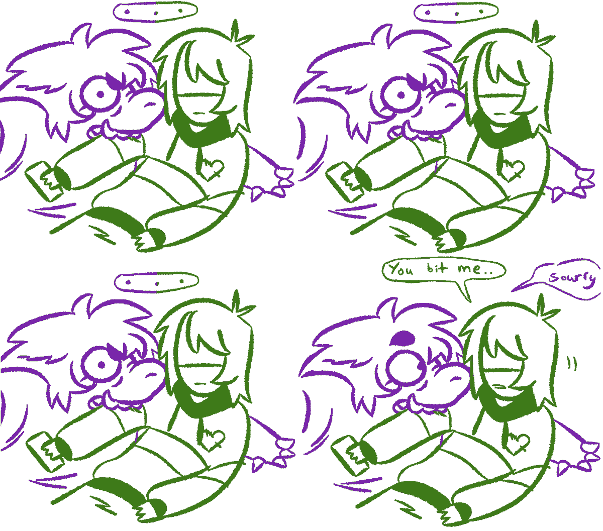based on an interaction with my wonderful gf #krusie #deltarune