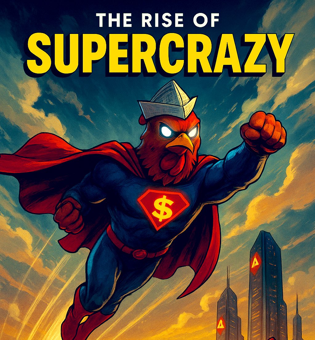 Eternal_HeroS's tweet photo. Not all heroes wear capes.
Ours does — and he runs on $CRAZY.
Built on #AVAX. Soaring beyond limits.
#SuperCrazy #AVAX #MemeEvolution #Web3Hero https://t.co/T286BKCRQQ