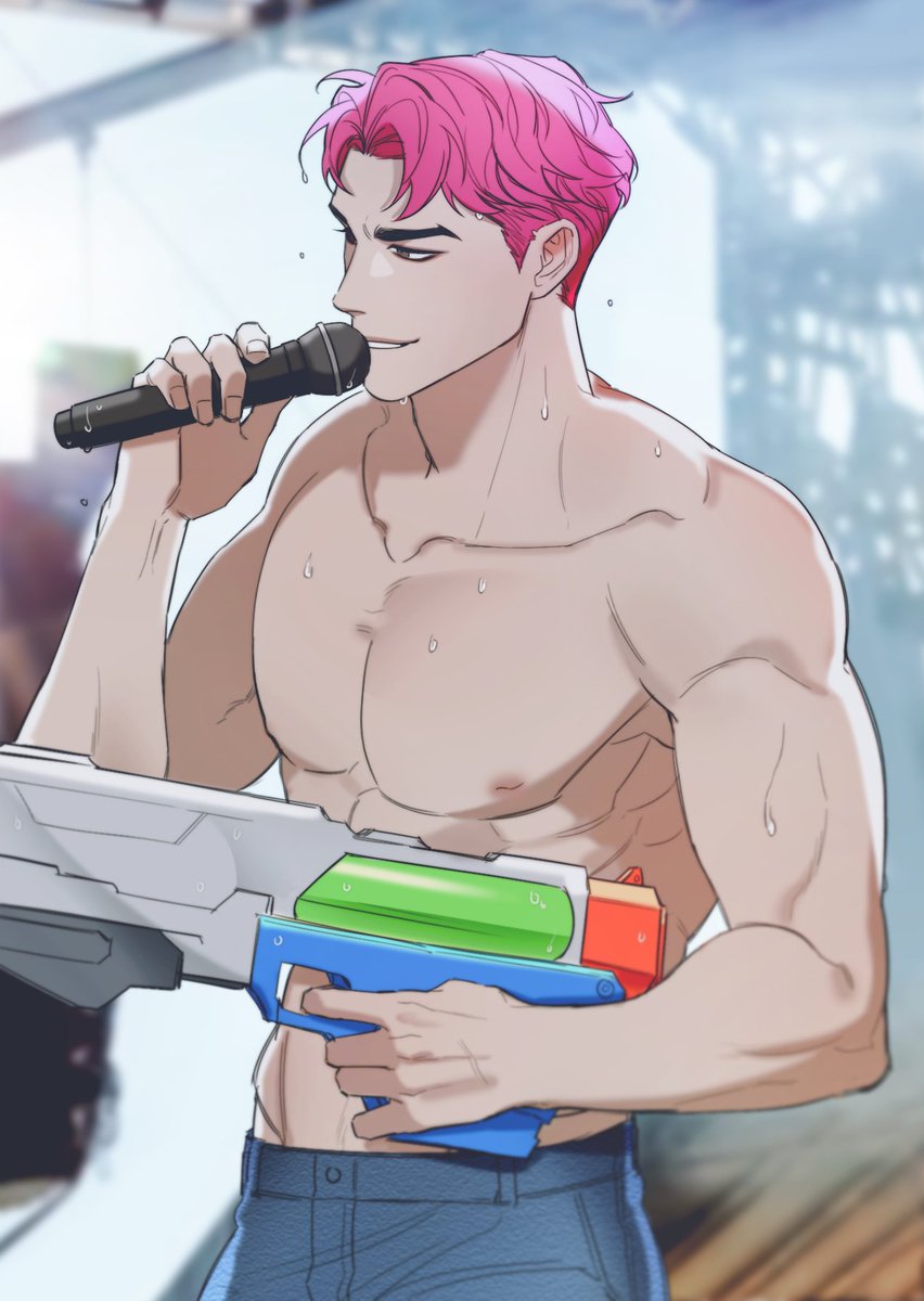 💦워터밤~!💦 
#KPOPDEMONHUNTERS #Abby