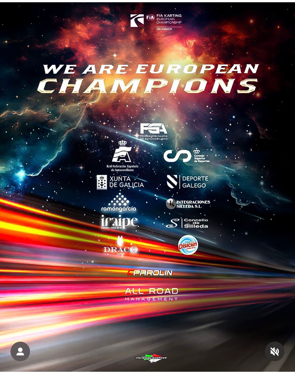 Que día! Hoxe o noso Christian Costoya fíxose co Campionato de Europa de Karting.

Un novo éxito para o automobilismo galego. 

¡Parabéns Christian!
