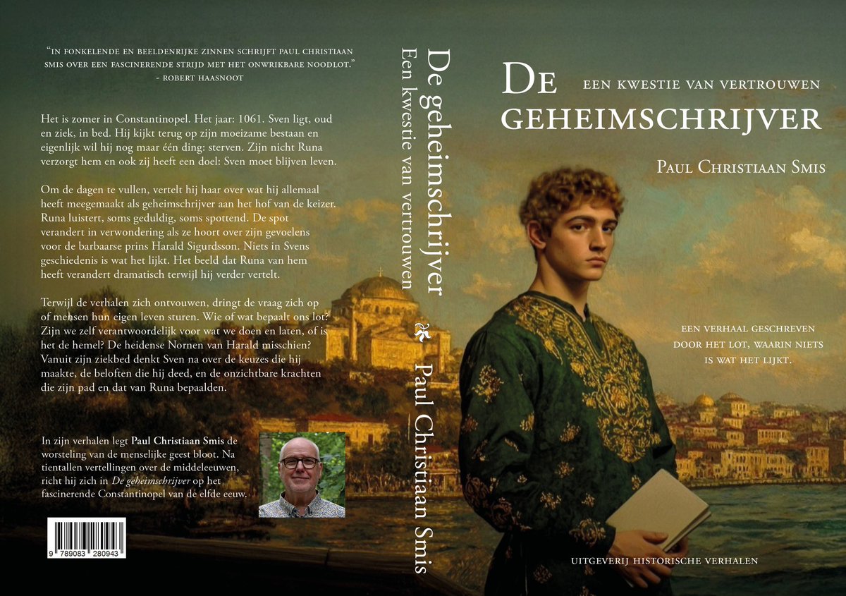 De omslag van ‘De geheimschrijver’ is bekend! 🥳 #7september