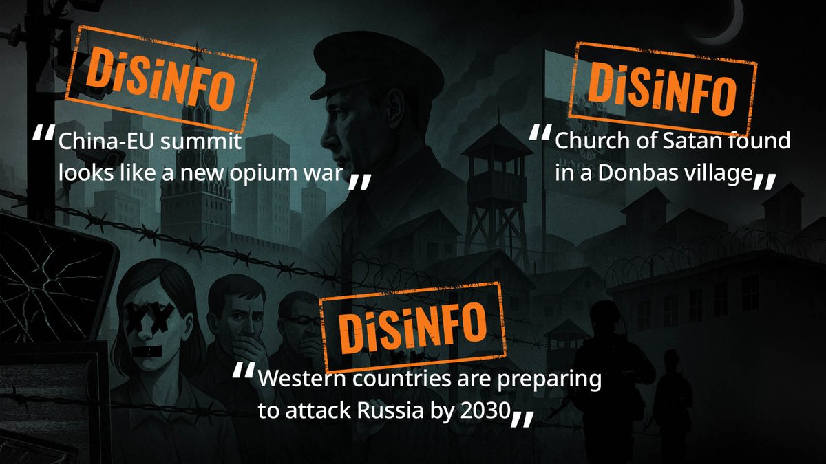 We expose Kremlin's #FIMI playbook:
📜 Twisting history to serve their agenda
😈 Dehumanising Ukraine with fabrications
👉 Projecting blame to claim victimhood
Their goal: to divide, confuse, and justify atrocities.
Read #DisinfoReview &amp; #DontBeDeceived
euvsd.info/aSNyY2lg