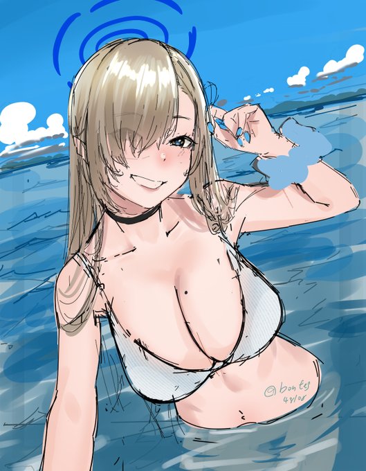 一之瀬アスナ
 レイヤーさんラフ模写 