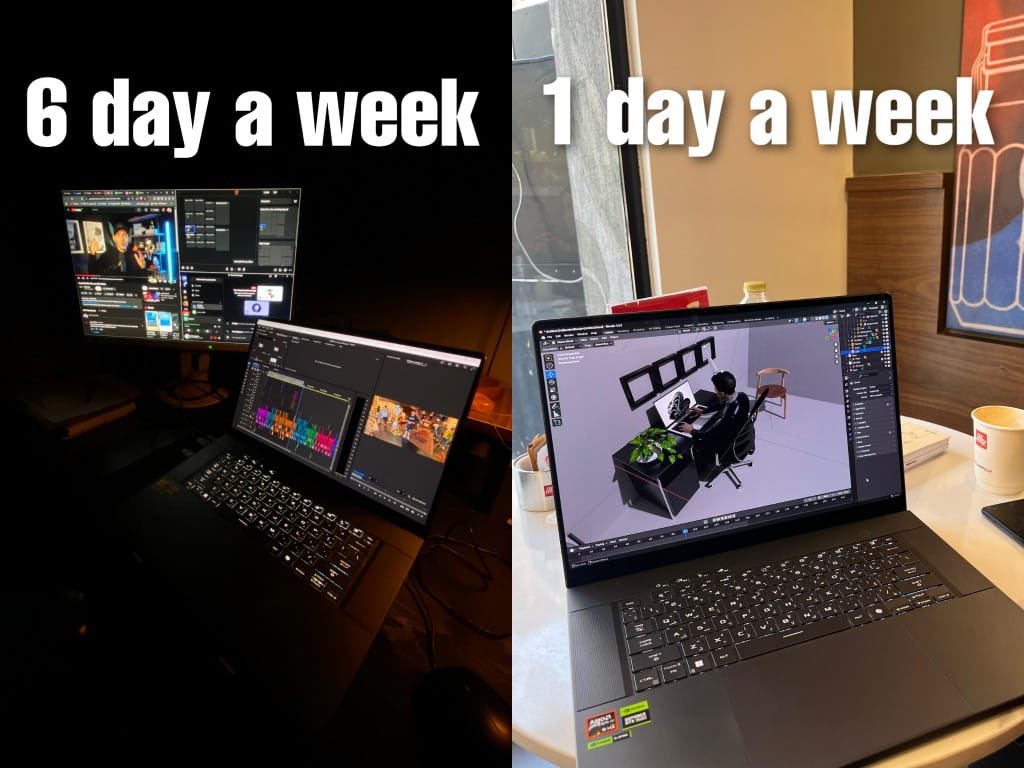 @Kristiyan_C The Best Place To Work is usually a quiet space (Your Office). 

But sometimes, Just changing your environment can RECHARGE YOUR BRAIN and boost your mental well-being.💆