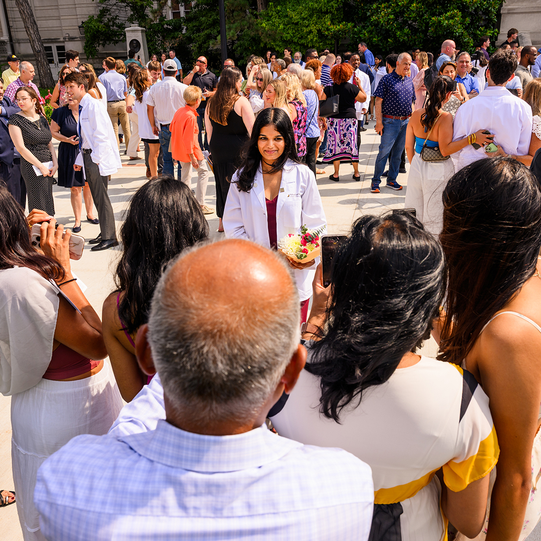 The #Mizzou School of Medicine Class of 2029 boasts an A+ support team! ❤️

🗣️ "I’m sincerely grateful for the support &amp; motivation my family &amp; friends have provided. I look forward to making them all proud &amp; prove that their investment in me was worth it.” - Corder Lehenbauer