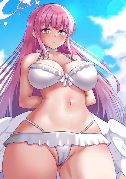 ミカの水着を下から覗き込んだあとはずらしてくぱぁしたい