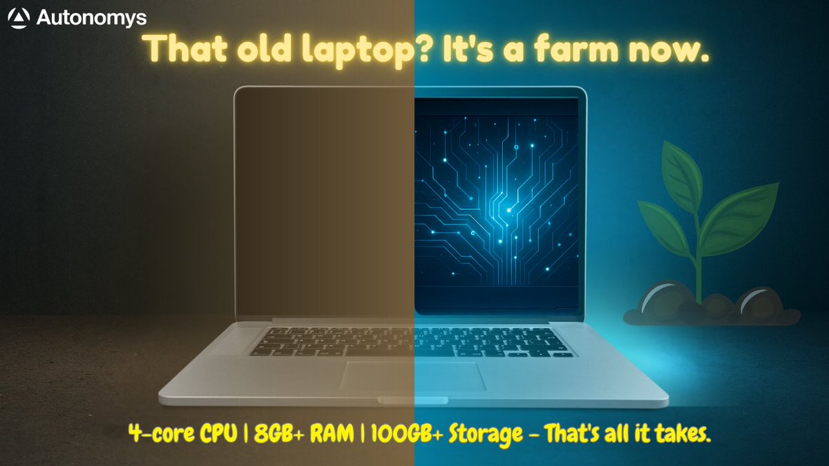 JonnaMae (@07raenn) on Twitter photo You’re probably sitting on a crypto farm—and don’t even know it.
With <a href="/AutonomysNet/">Autonomys | AI3.0</a>, starting to farm is easier than ever.
Here’s what you need 🧵 You’re probably sitting on a crypto farm—and don’t even know it.
With <a href="/AutonomysNet/">Autonomys | AI3.0</a>, starting to farm is easier than ever.
Here’s what you need 🧵