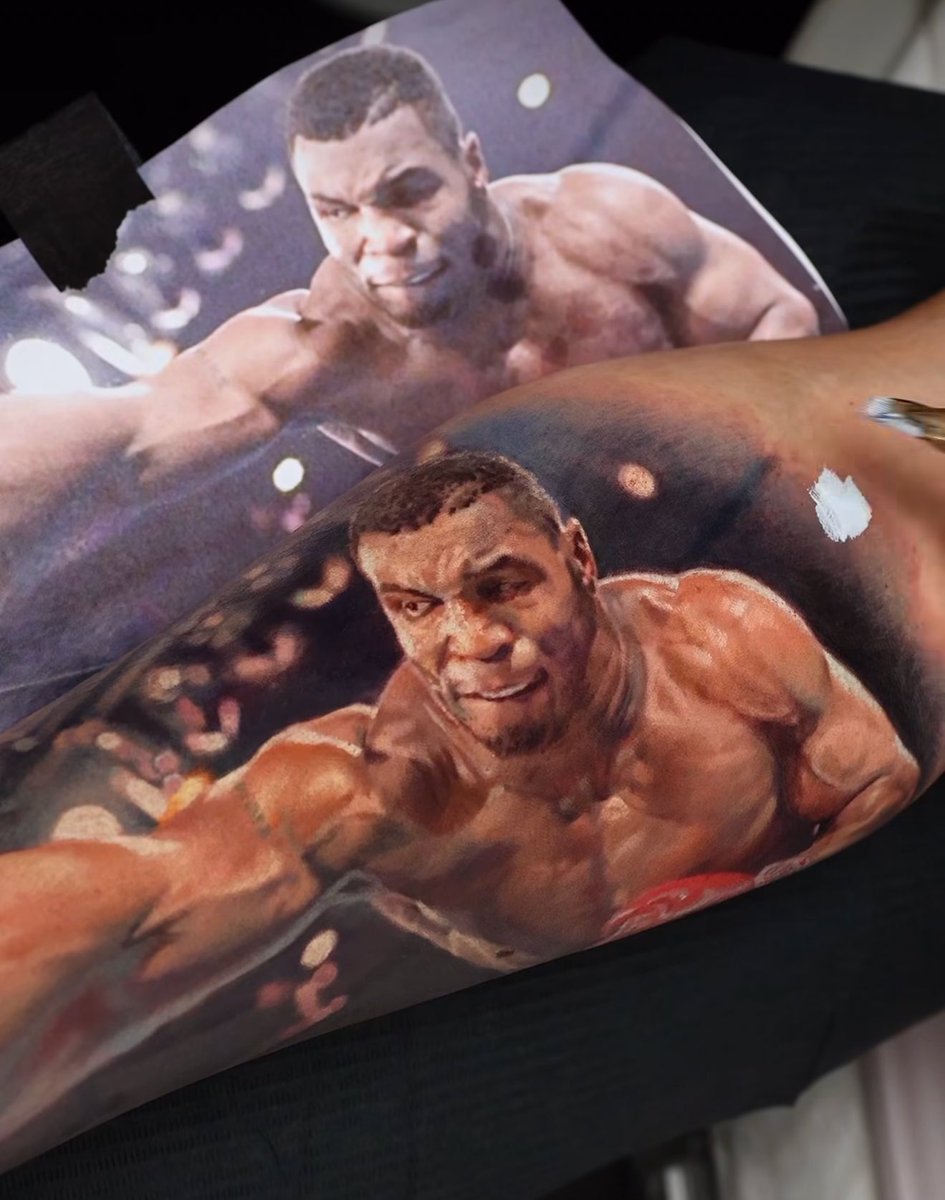 The detail on this Mike Tyson tattoo is absurd